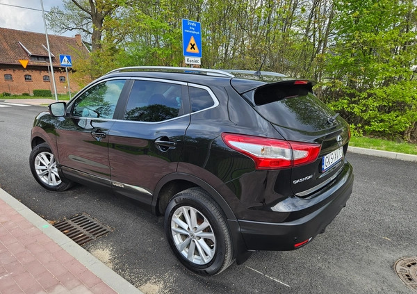 Nissan Qashqai cena 59999 przebieg: 173400, rok produkcji 2016 z Kościerzyna małe 631